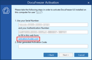 DocuFreezer Serial Key