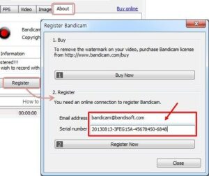 Bandicam Serial key